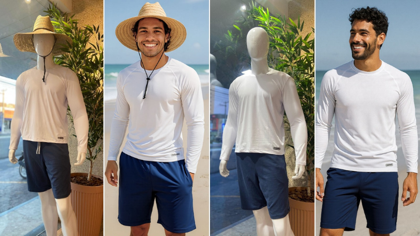 O FotoModel torna possível criar visuais únicos que refletem a exclusividade das suas peças.